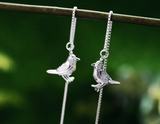 Cute Bird Drop Earrings