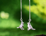 Cute Bird Drop Earrings