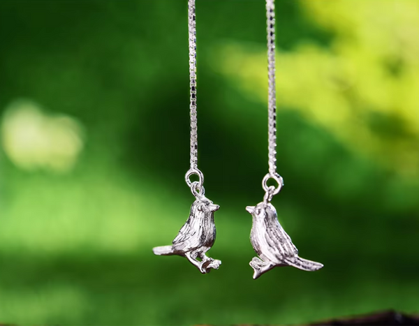 Cute Bird Drop Earrings