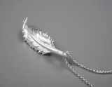 Pearl Long Leaf Pendant