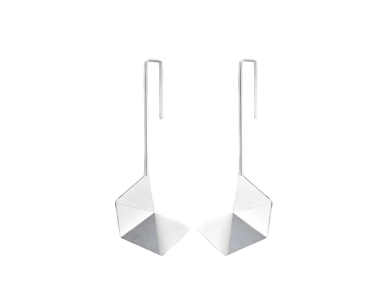 Origami Art Dangle Earrings