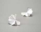 Folding Fan Stud Earrings