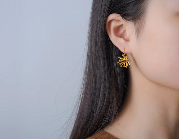 Bright Fireworks Dangle Earrings