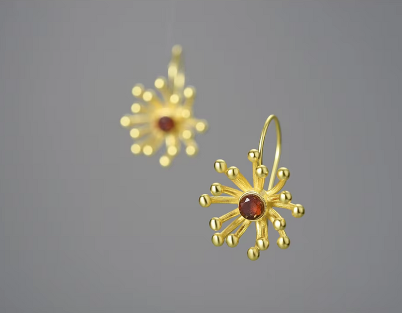 Bright Fireworks Dangle Earrings