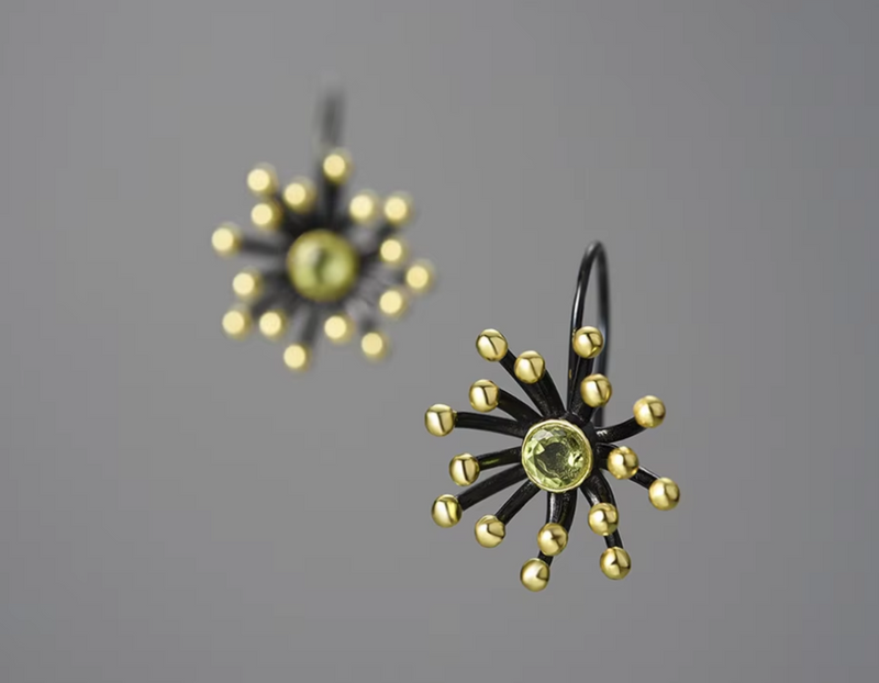 Bright Fireworks Dangle Earrings