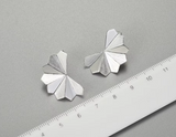 Folding Fan Stud Earrings