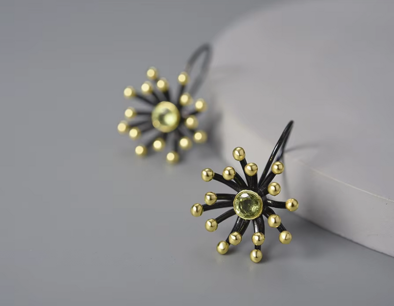 Bright Fireworks Dangle Earrings