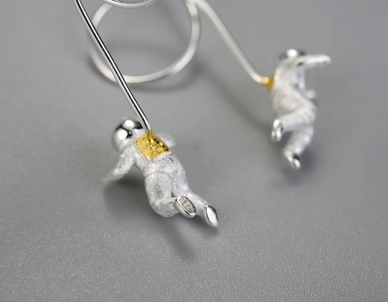 Space Odyssey Tassel Dangle Earrings