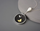 Flying Cute Butterfly Pendant