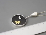 Flying Cute Butterfly Pendant