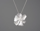 Large Peony Flower Necklace