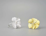 Large Peony Flower Rings