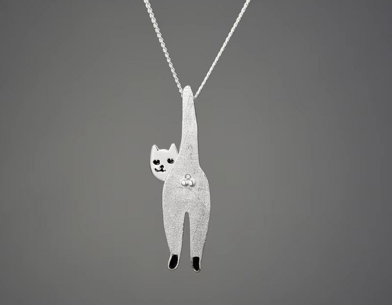 Naughty Kitten Pendant