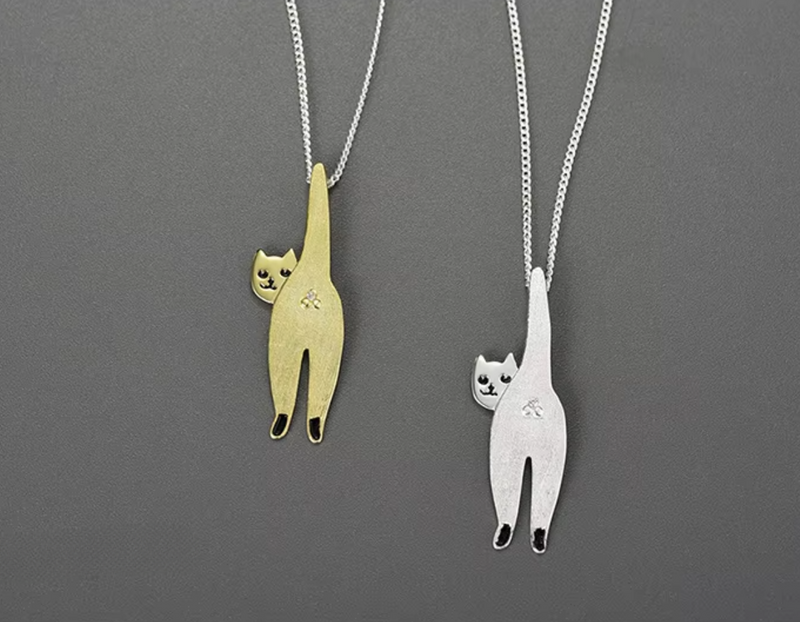 Naughty Kitten Pendant